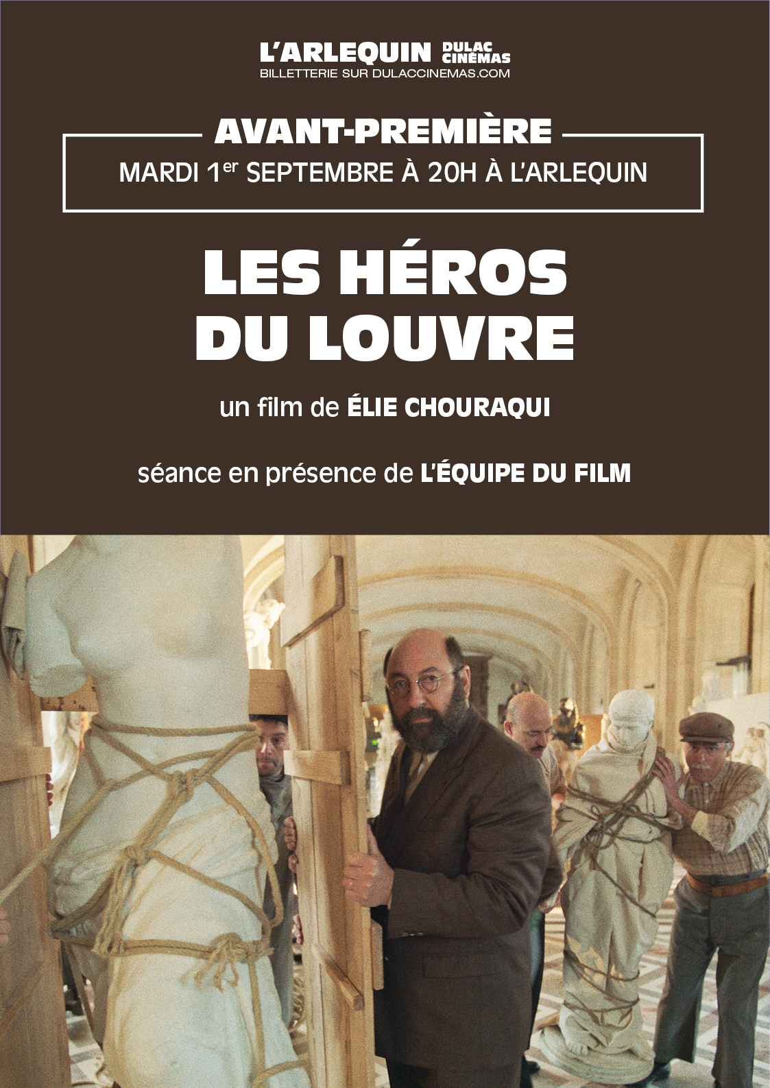 AVANT-PREMIÈRE : LES HÉROS DU LOUVRE de Élie Chouraqui en présence de l'équipe