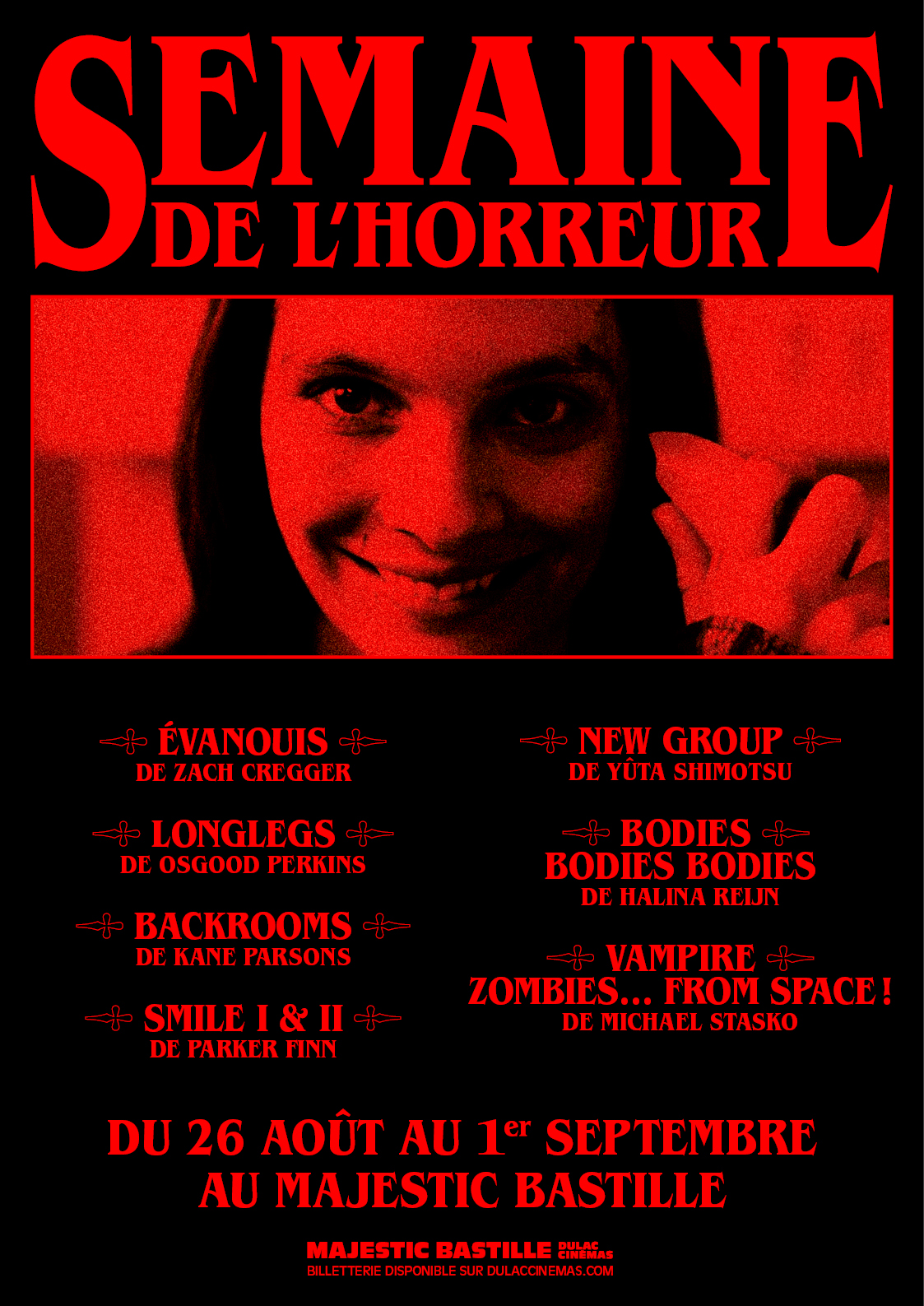 SEMAINE DE L'HORREUR
