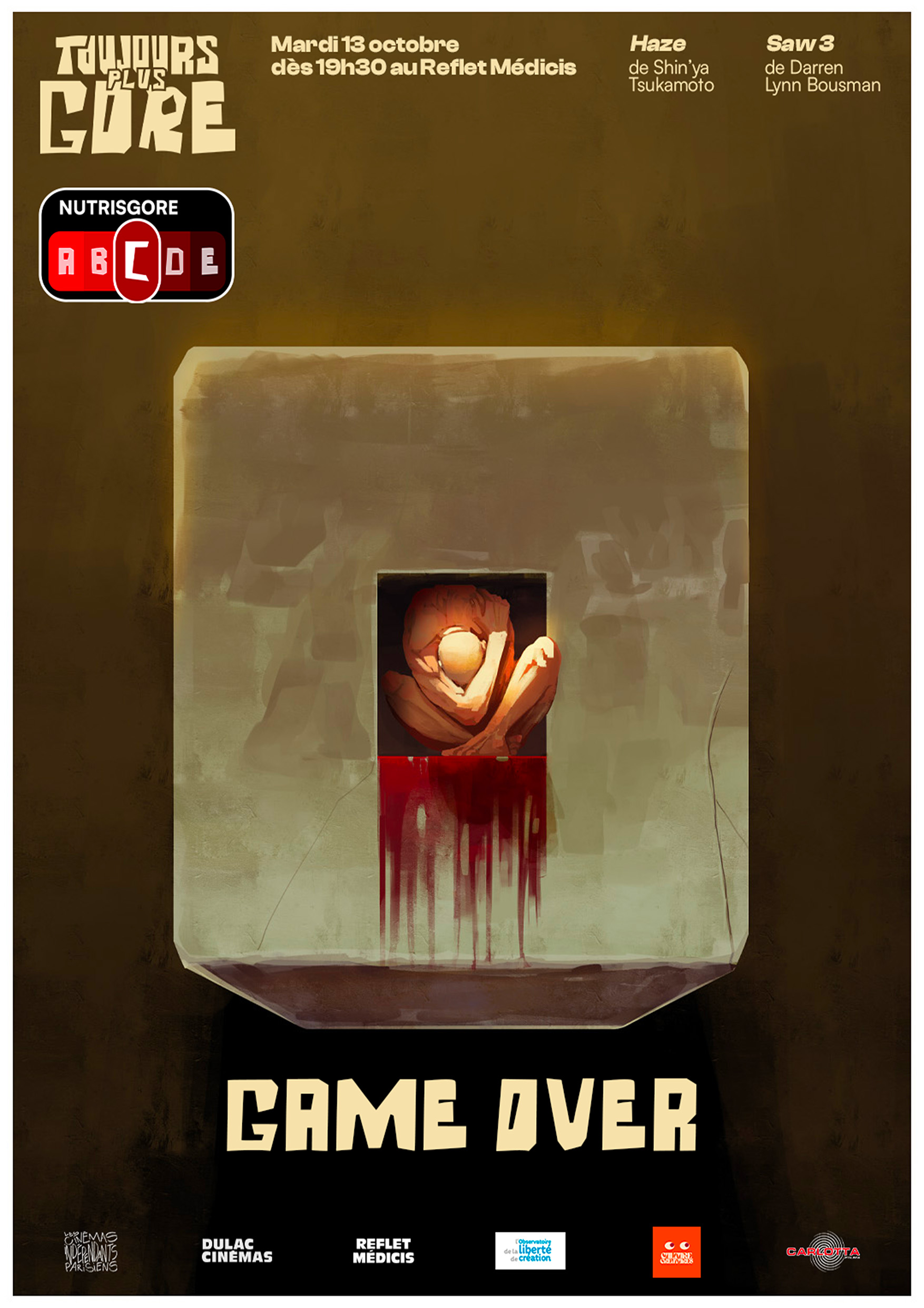 TOUJOURS PLUS... GORE / GAME OVER : HAZE de Shin'ya Tsukamoto et SAW 3 de Darren Lynn Bousman