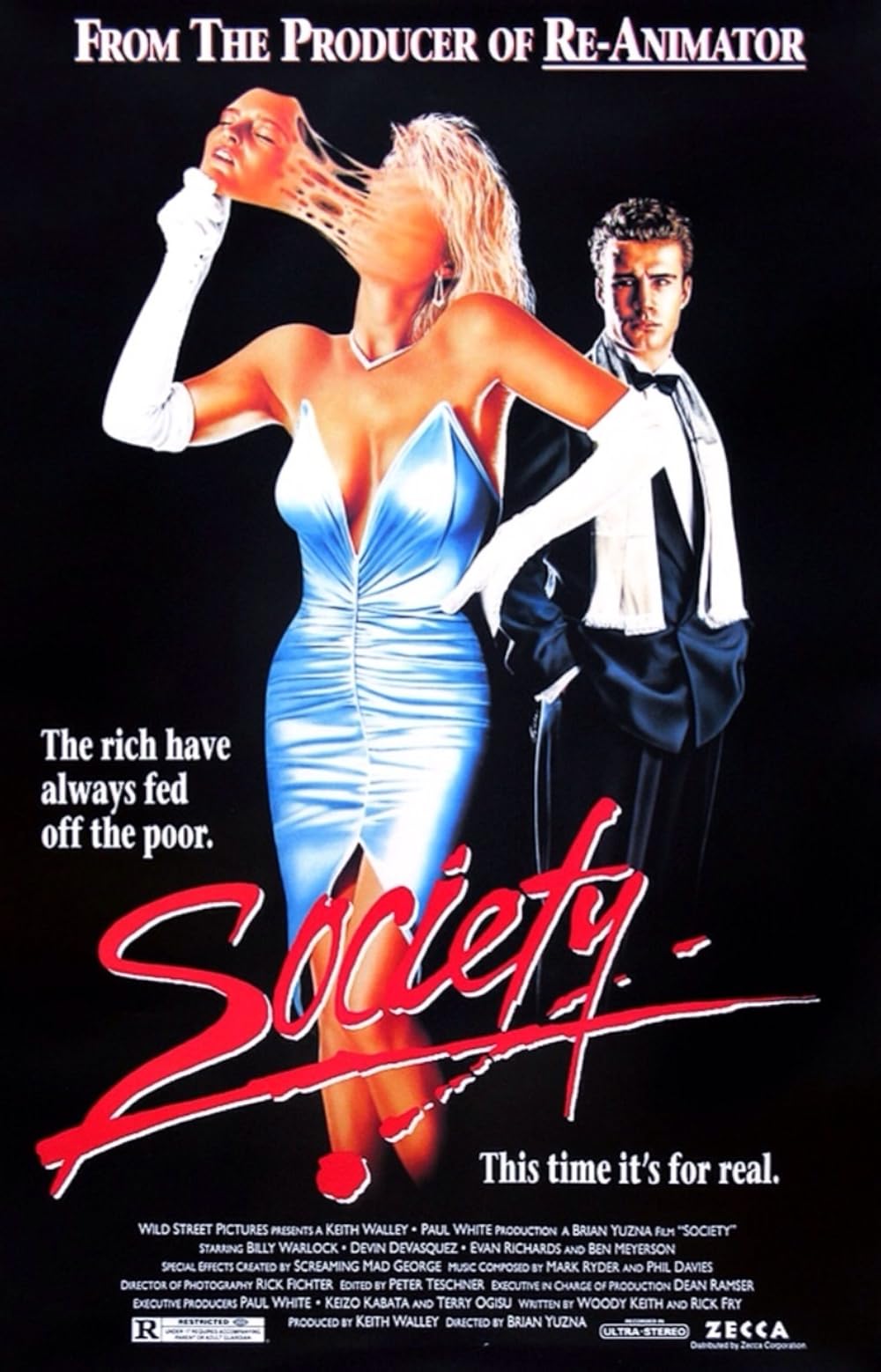 TOUJOURS PLUS... GORE présente FAUX SANG-BLANTS : Society de Brian Yuzna