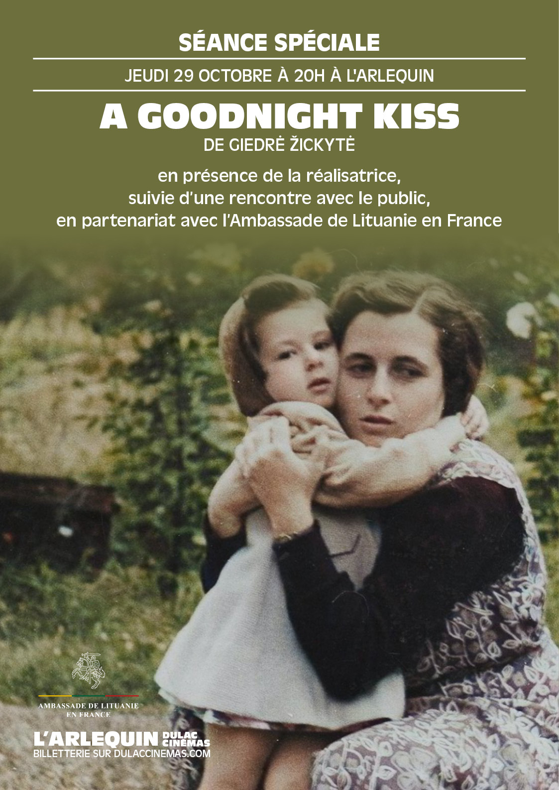 SÉANCE SPÉCIALE : A GOODNIGHT KISS de Giedrė Žickytė