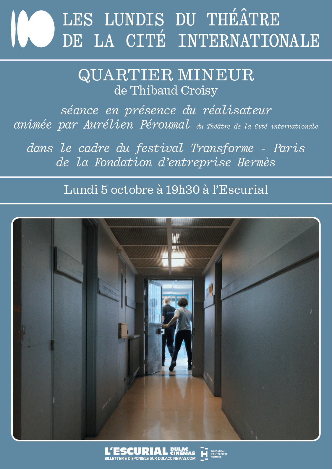 LES LUNDIS DU DU THÉÂTRE DE LA CITÉ INTERNATIONALE : QUARTIER MINEUR de Thibaud Croisy