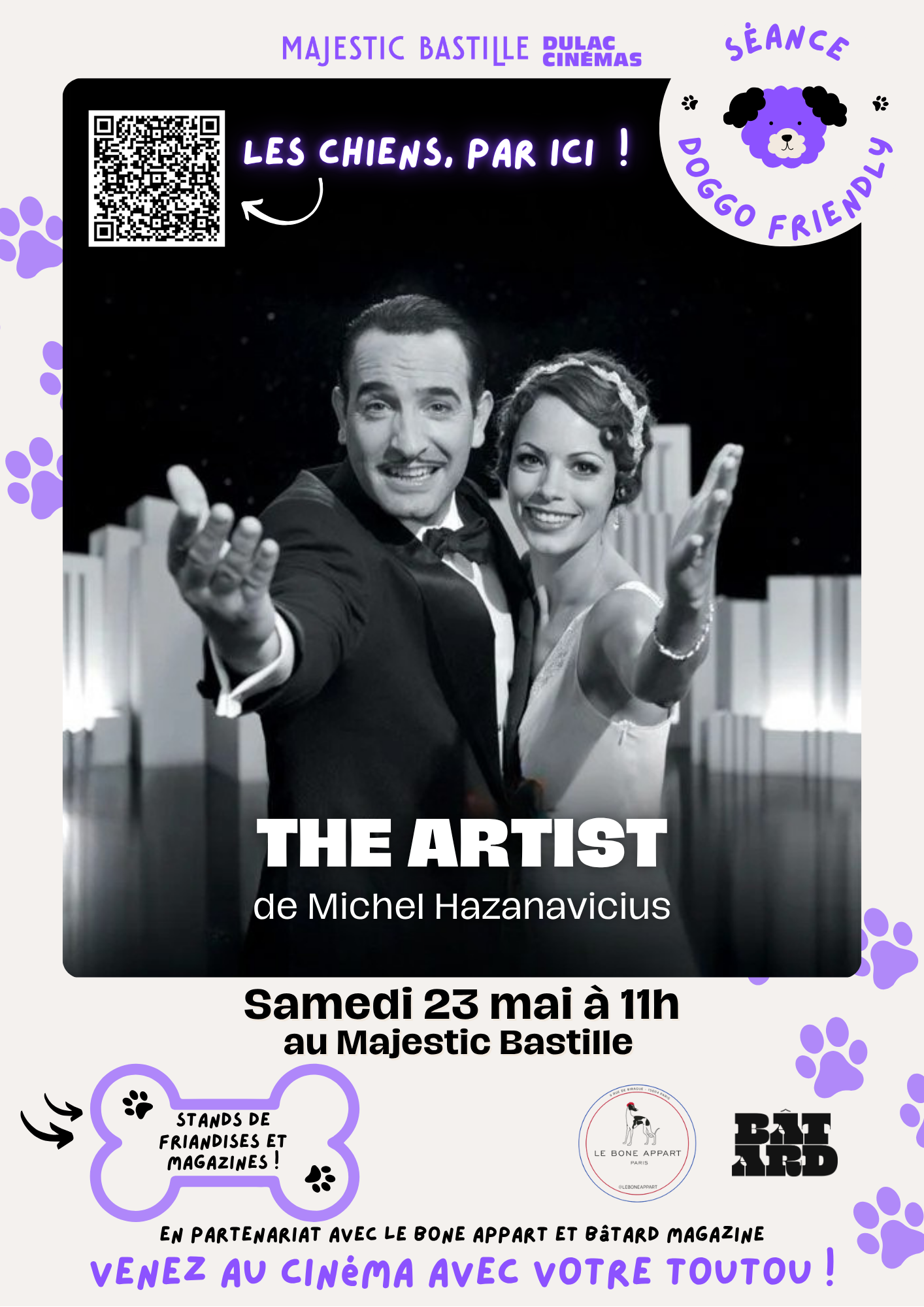 Séance Doggo Friendly : THE ARTIST de Michel Hazanavicius