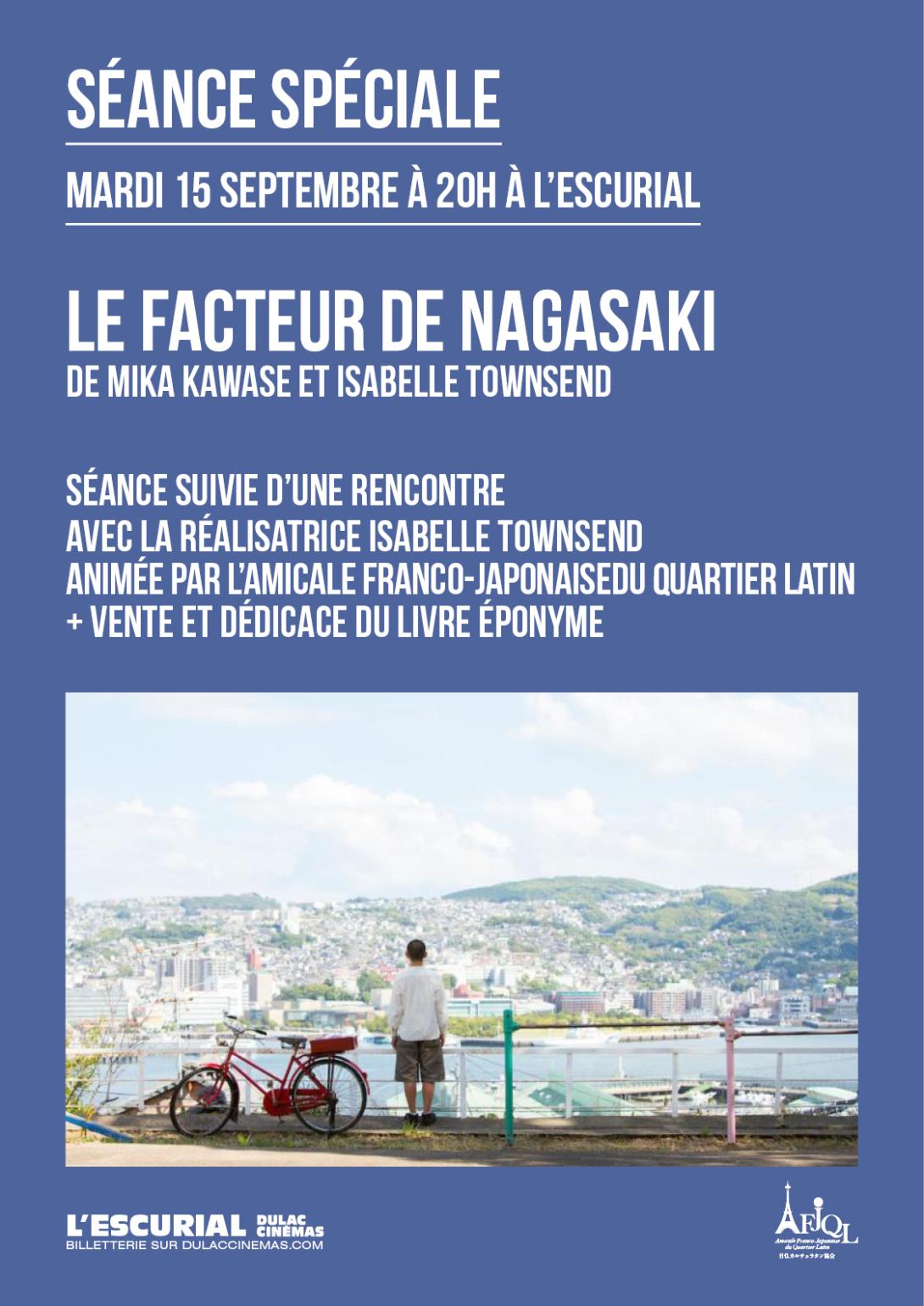 LE FACTEUR DE NAGASAKI, avec l'Amicale Franco-Japonaise du Quartier Latin